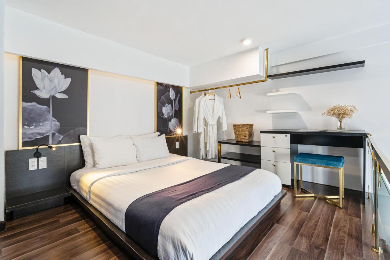กุนกิน ลักชัวรี อพาร์ตเมนต์ Hotel โฮจิมินห์ซิตี้ ภายนอก รูปภาพ