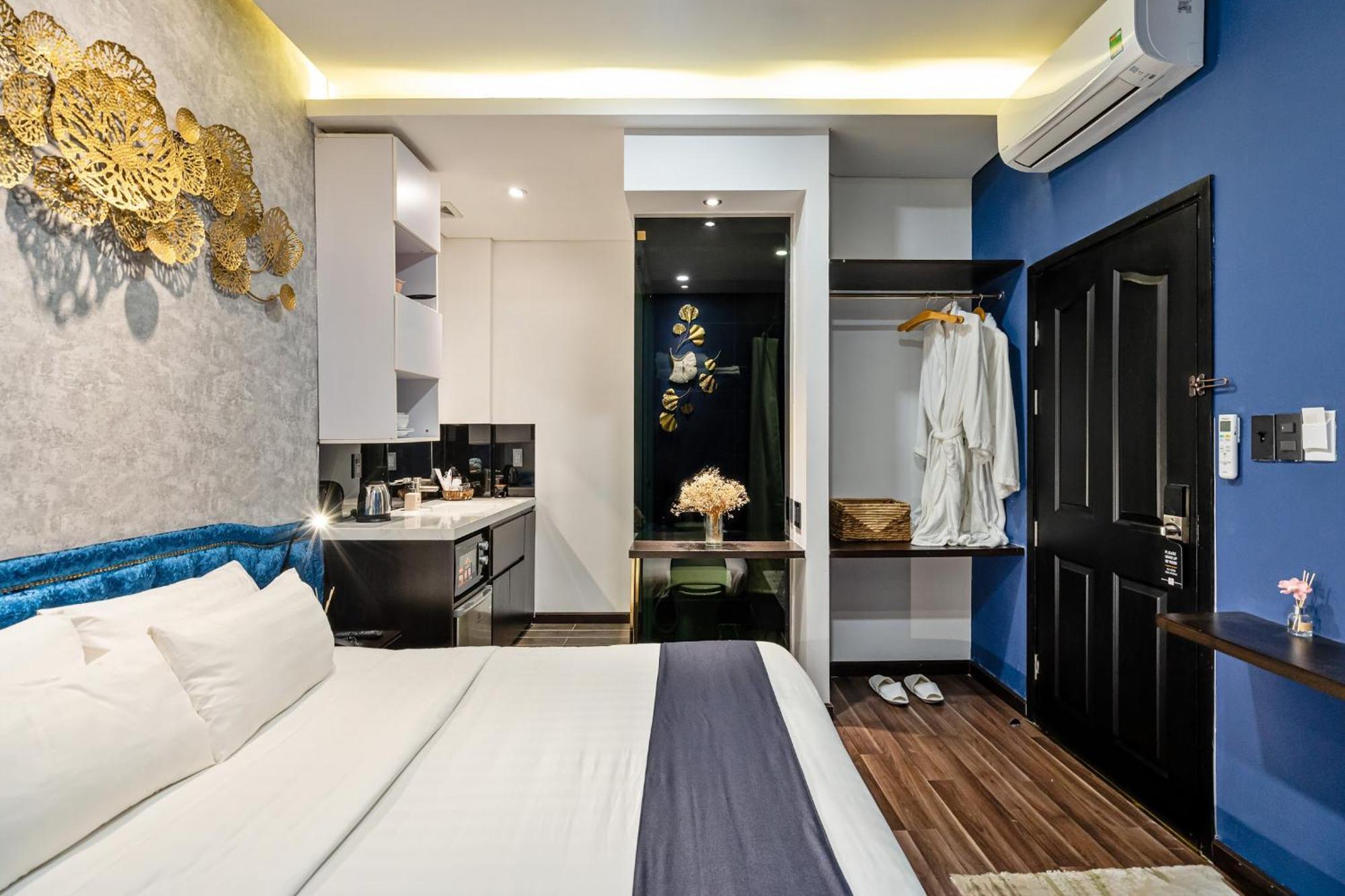 กุนกิน ลักชัวรี อพาร์ตเมนต์ Hotel โฮจิมินห์ซิตี้ ภายนอก รูปภาพ